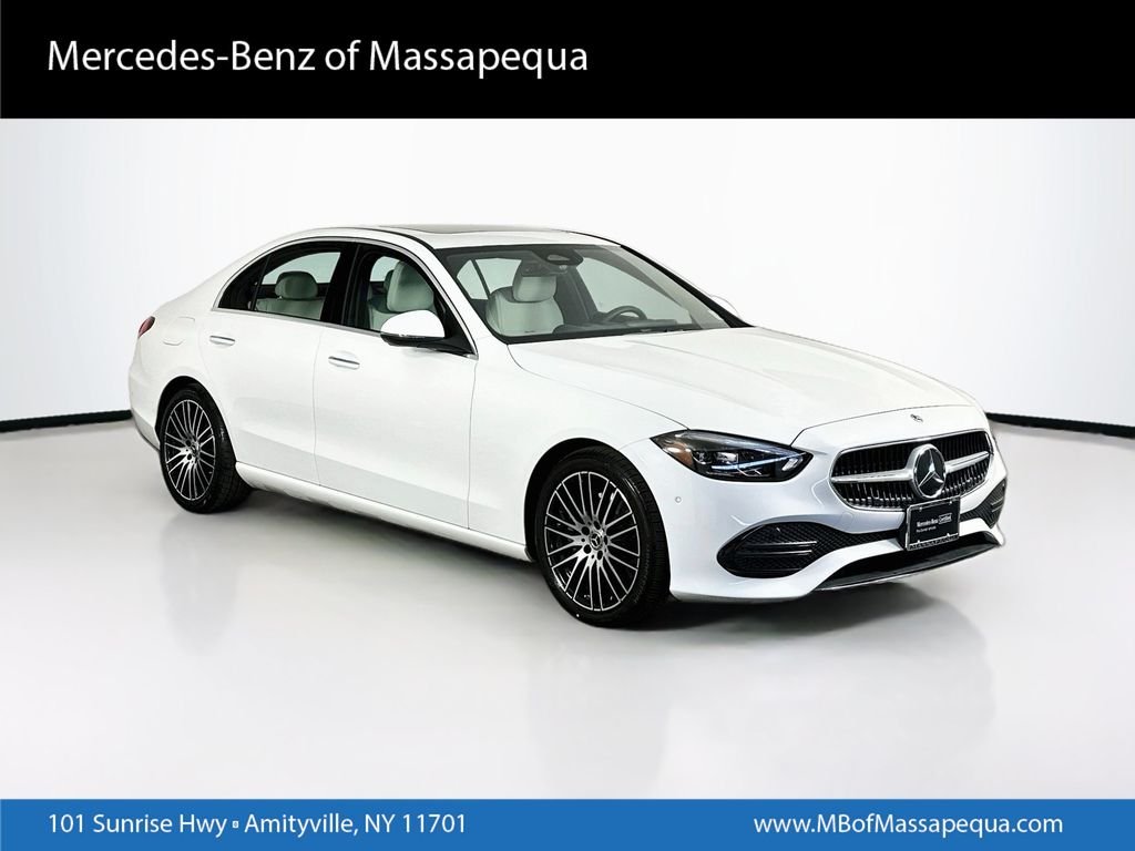 Certified Used 2024 White Mercedes-Benz C 300 image 1