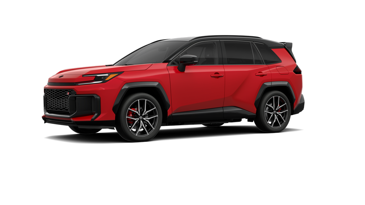 New 2026 Supersonic Red with Midnight Black Metallic roof Toyota GR SPORT image 24