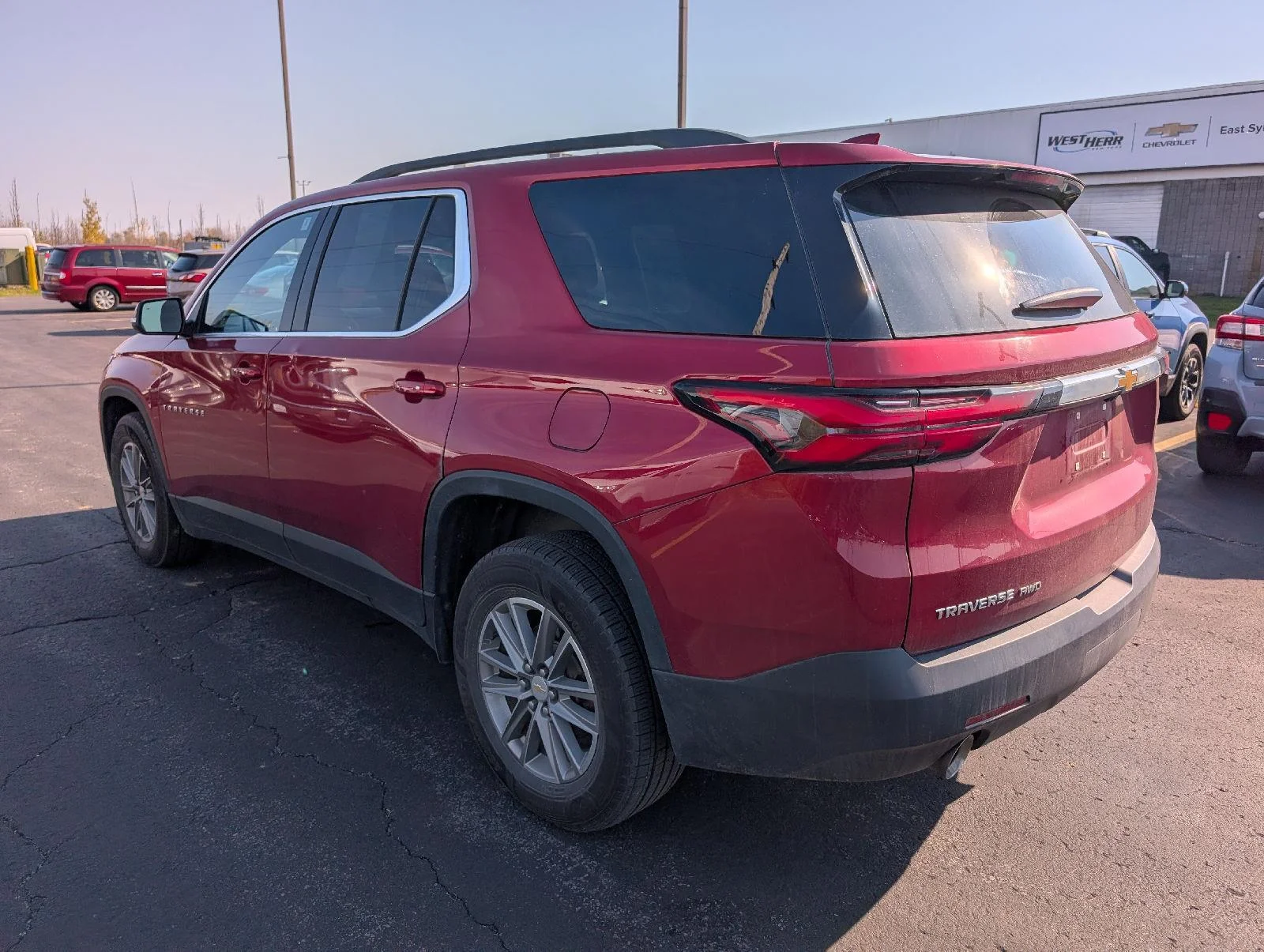 Used 2023 Radiant Red Tintcoat Chevrolet LT Leather image 5