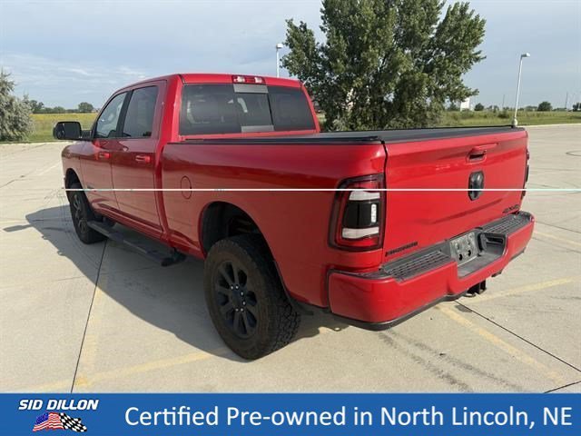 Used 2022 Flame Red Clear Coat Ram Lone Star image 7
