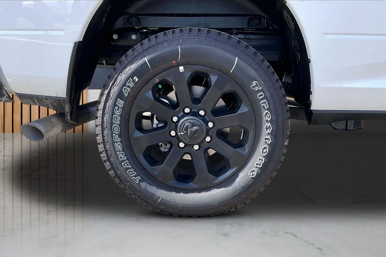 New 2026 Bright White Clear-Coat Exterior Paint RAM Laramie image 35