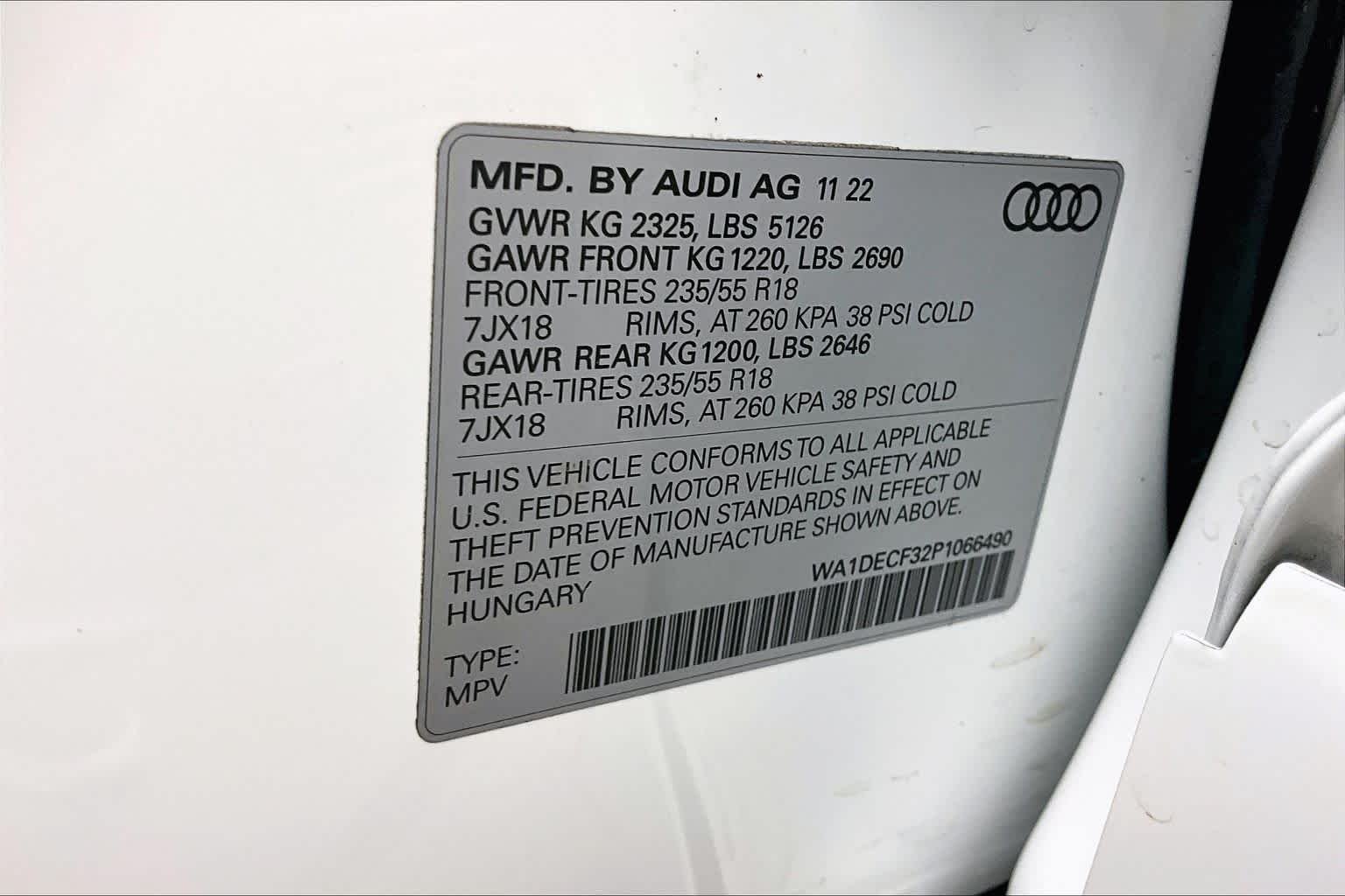 Used 2023 Ibis White Audi S line Premium image 33