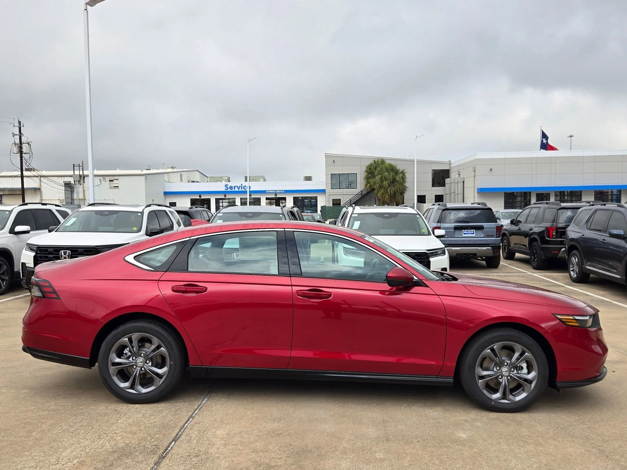 New 2026 Radiant Red Metallic Honda EX-L image 3