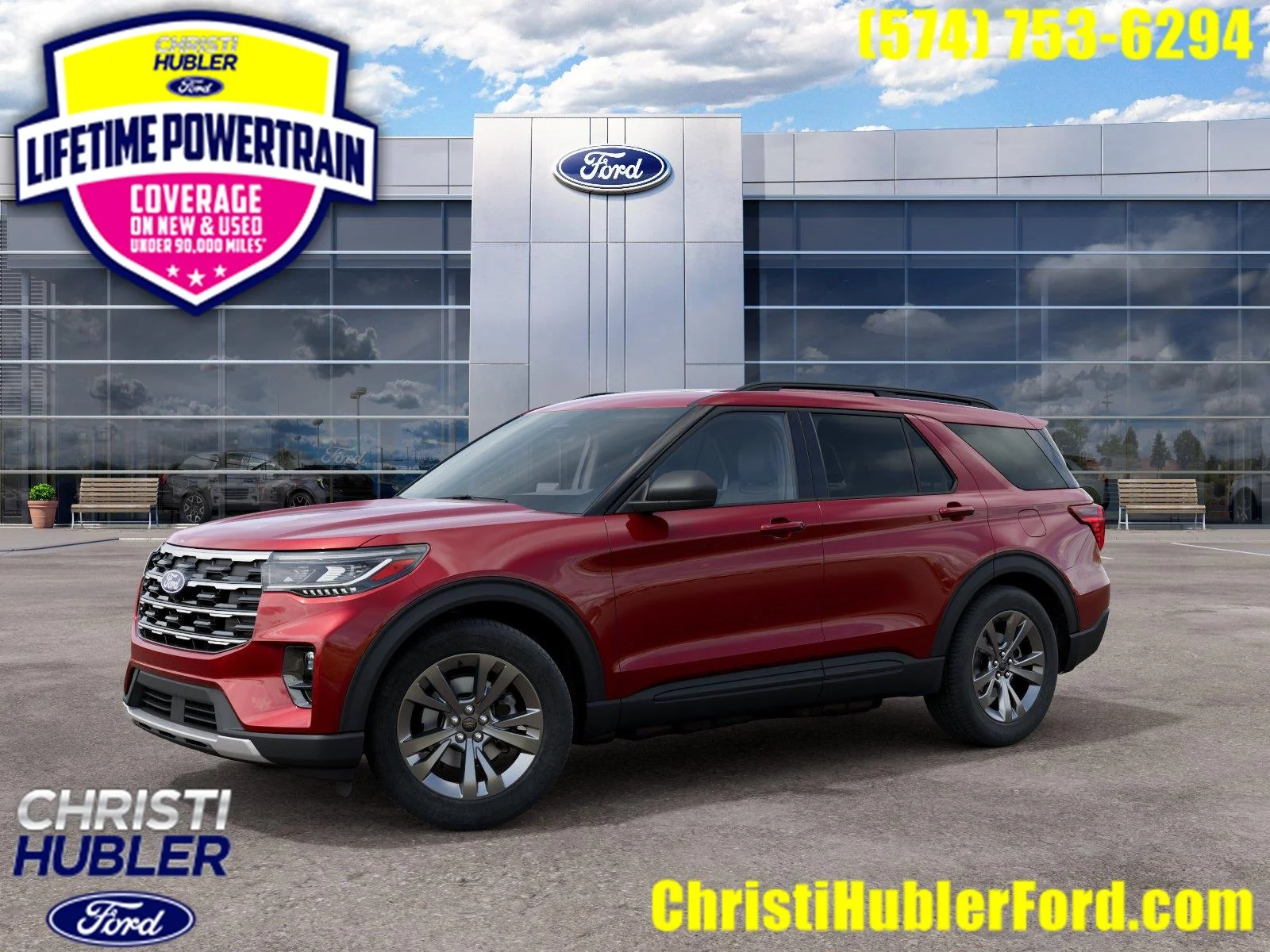 New 2027 Ruby Red Metallic Tinted Clearcoat Ford Active image 1