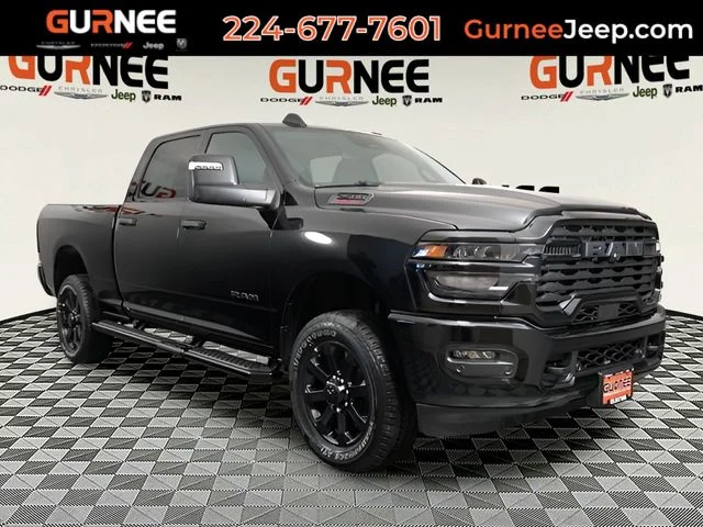 New 2026 Diamond Black Crystal Pearl-Coat Exterior Paint RAM Big Horn image 1