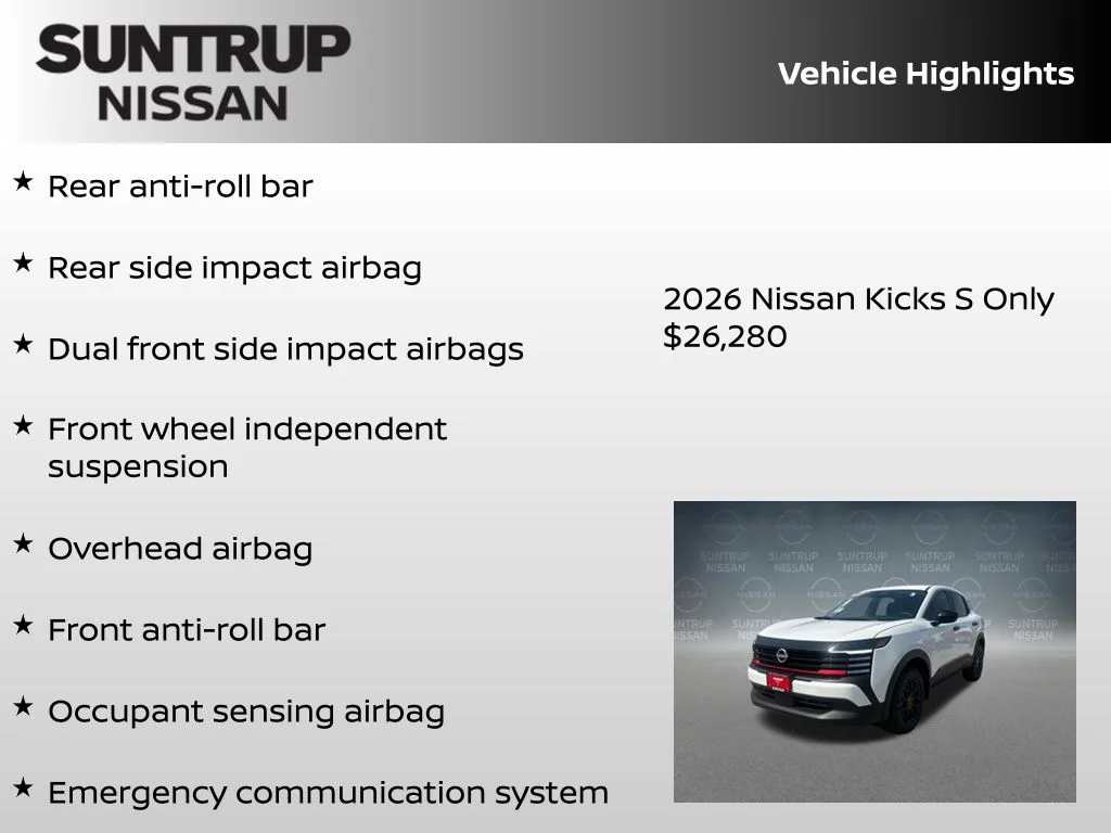 New 2026 White Nissan S image 16
