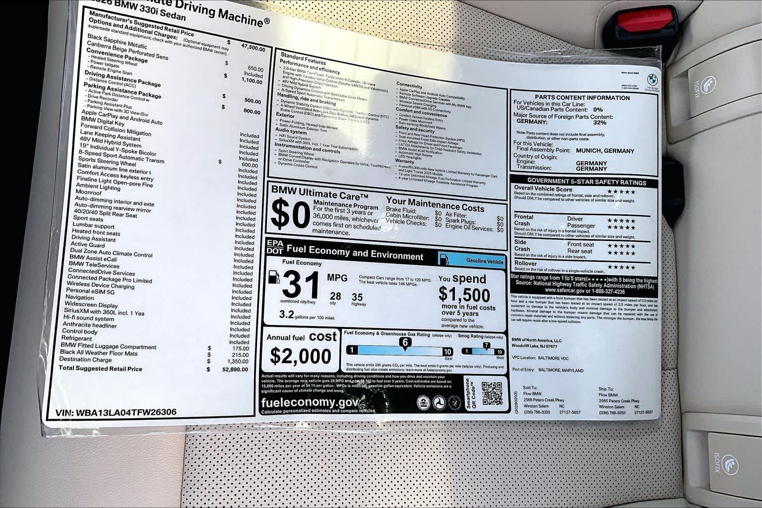 2026 BMW 3 Series 330i - Photo 18