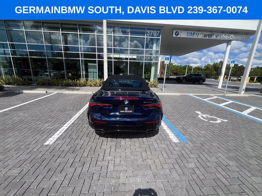 Certified Used 2023 Tanzanite Blue II Metallic BMW M440i image 6