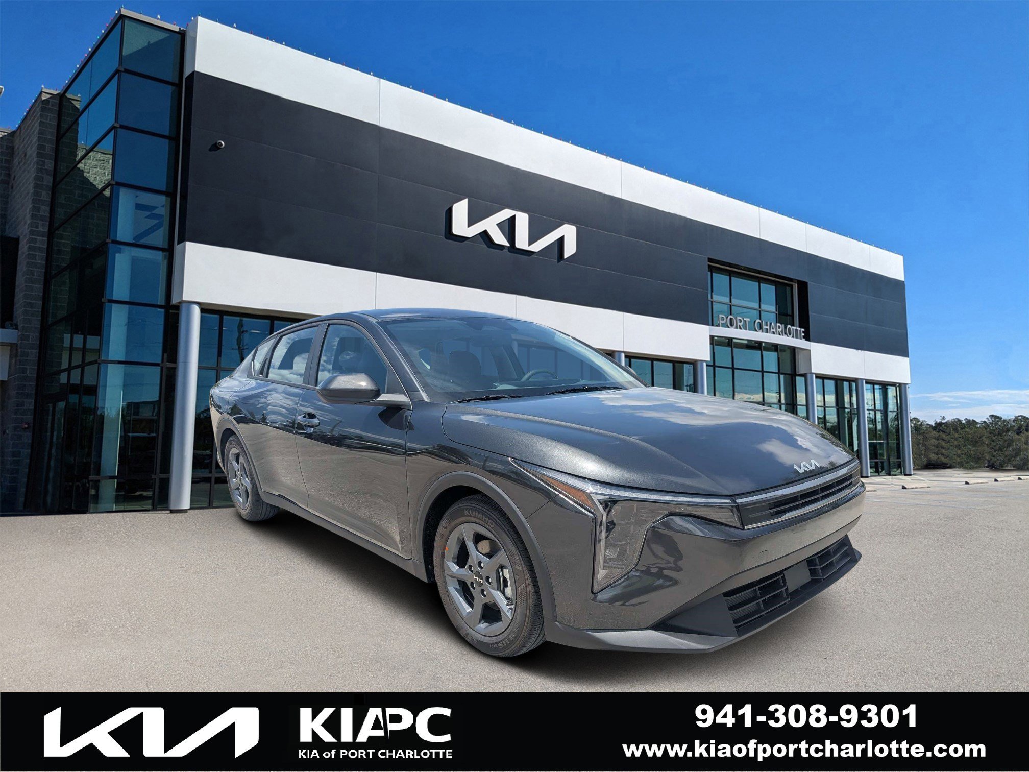 New 2026 Interstellar Gray Kia LXS image 1