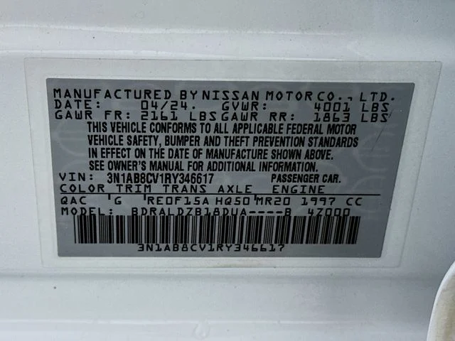 Certified Pre-Owned 2024 Nissan Sentra SV