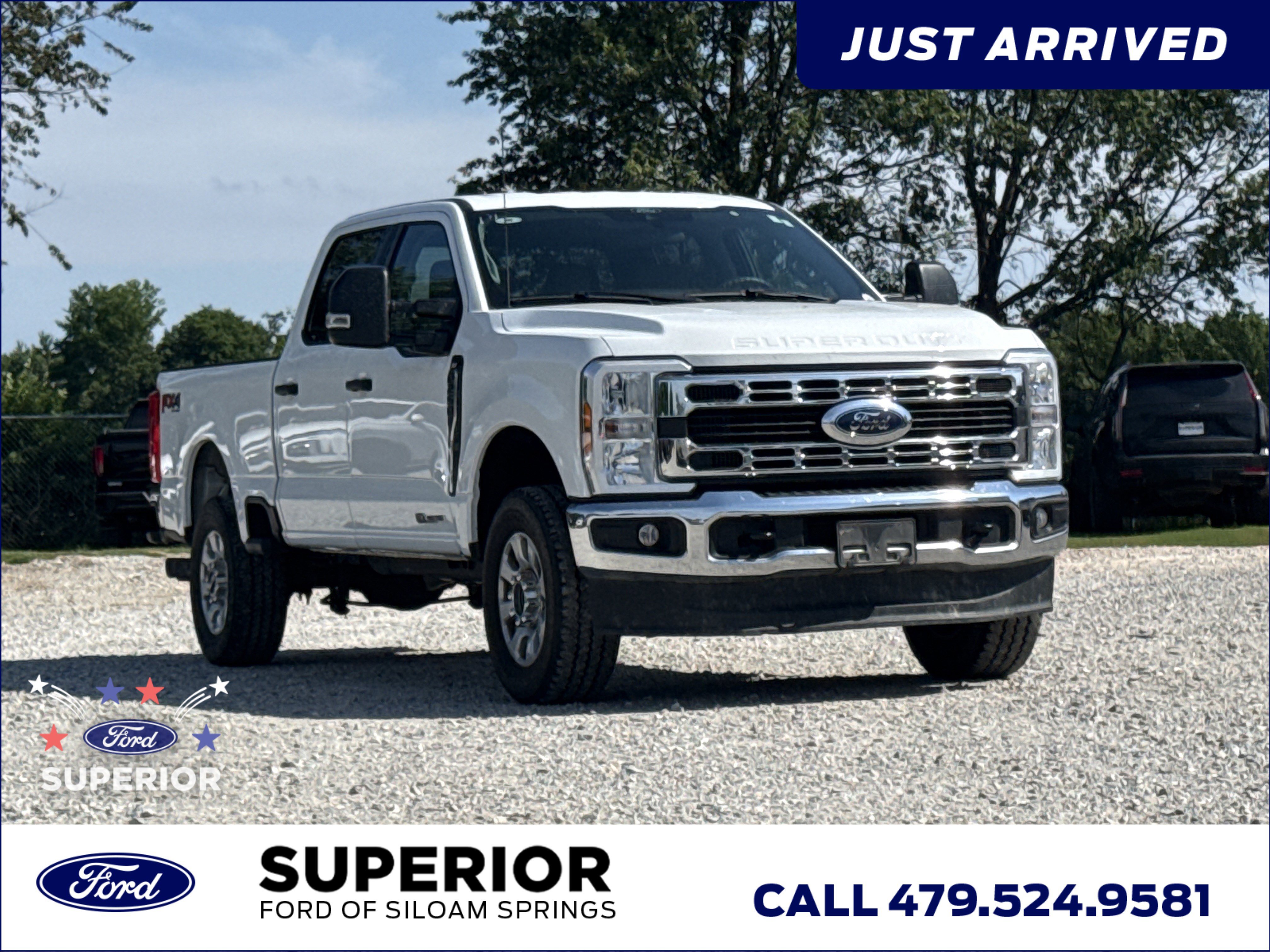 Used 2024 Oxford White Clearcoat Ford XLT 4WD image 1