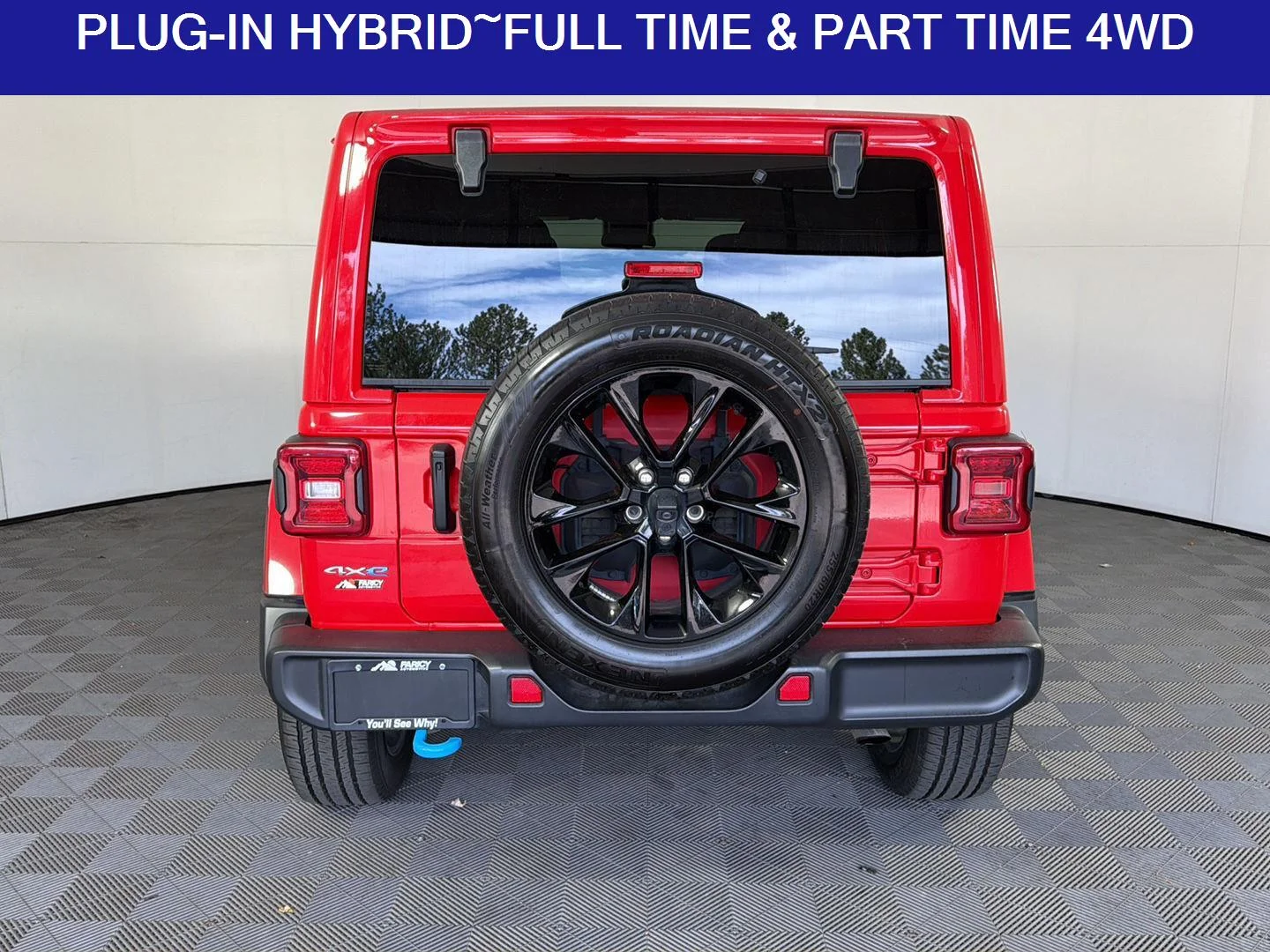 Used 2024 Firecracker Red Clearcoat Jeep Sahara image 6