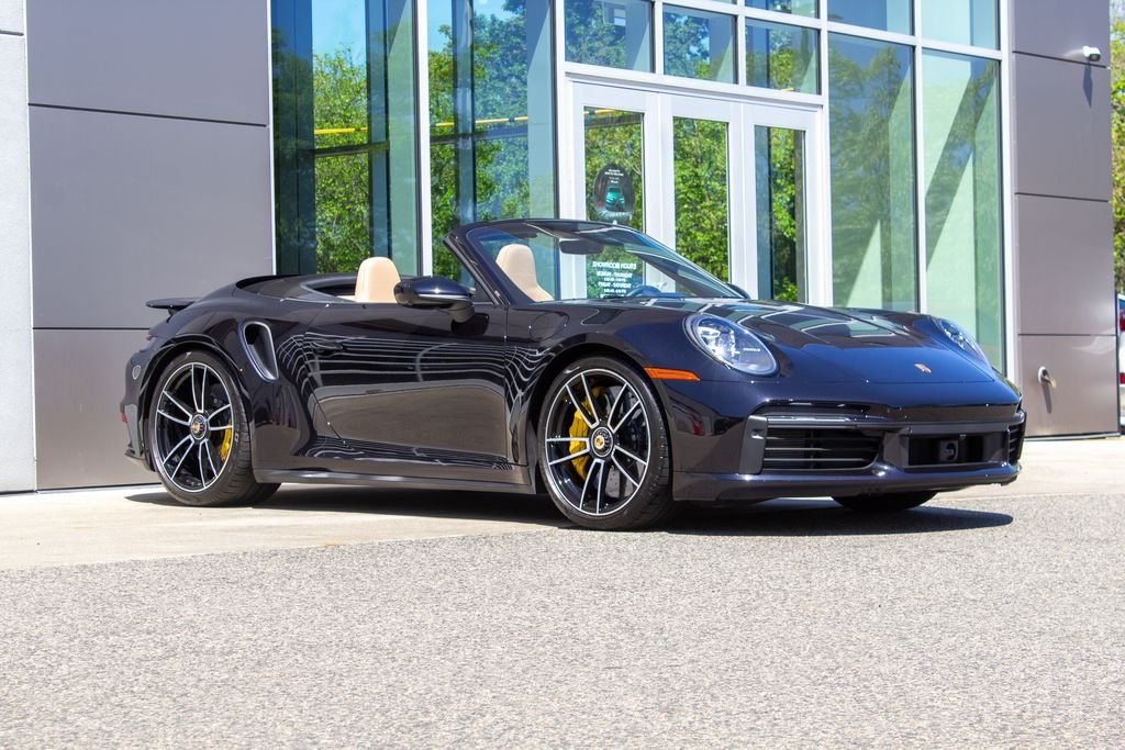 Used 2025 Jet Black Metallic Porsche Turbo S image 4