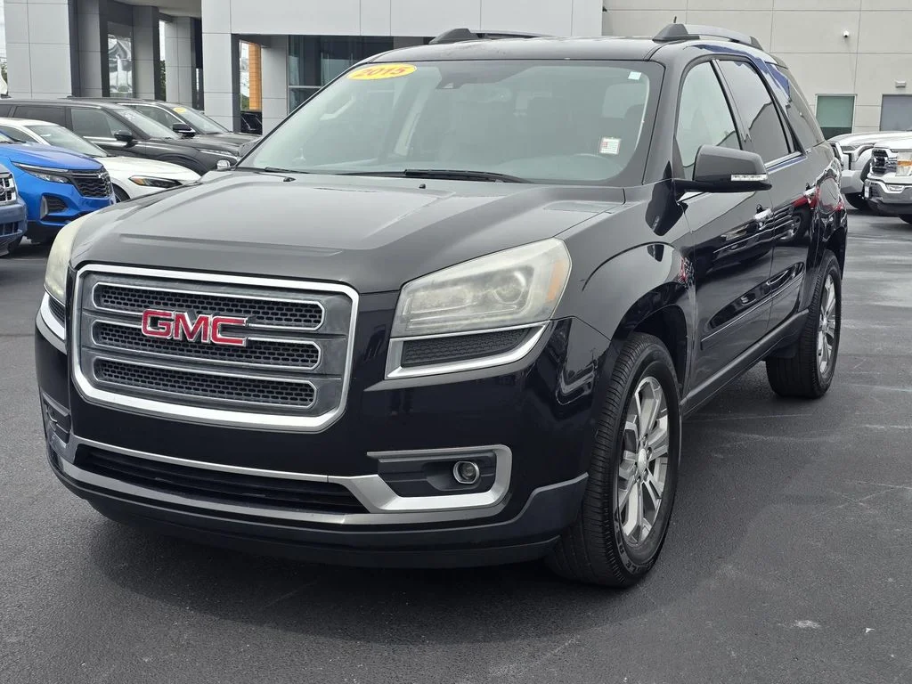 Used 2015 CARBON BLACK METALLIC GMC SLT image 3