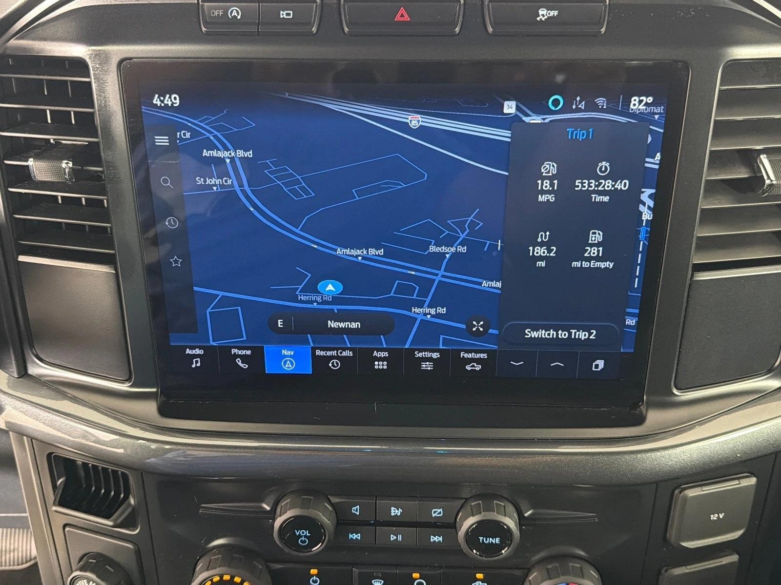 Used 2024 Agate Black Metallic Ford STX image 29