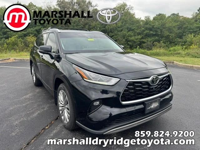 Used 2023 Midnight Black Metallic Toyota Platinum image 1