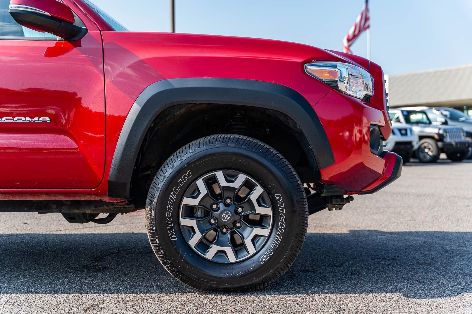 Used 2021 Red Toyota TRD Off-Road image 8
