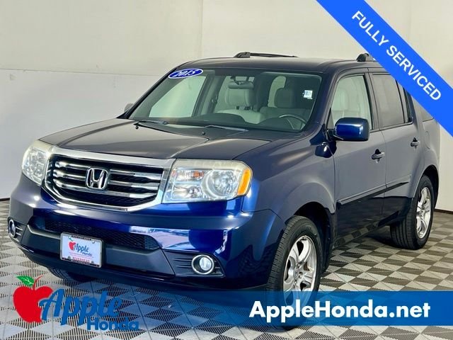 Used 2015 Obsidian Blue Pearl Honda EX image 3