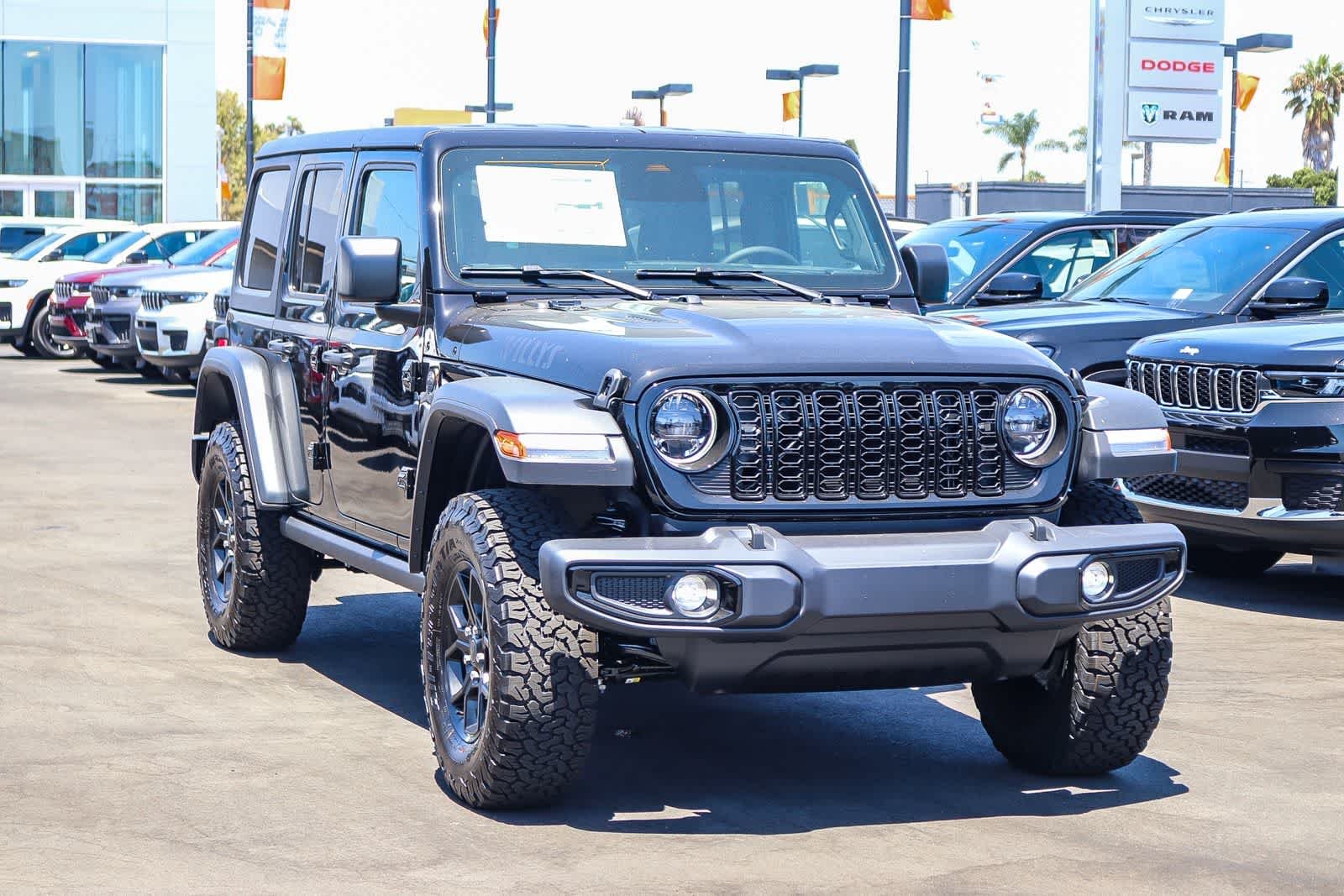 New 2026 Black Clearcoat Jeep Willys image 3