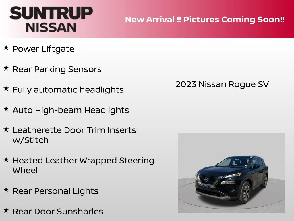 Used 2023 Black Nissan SV image 12
