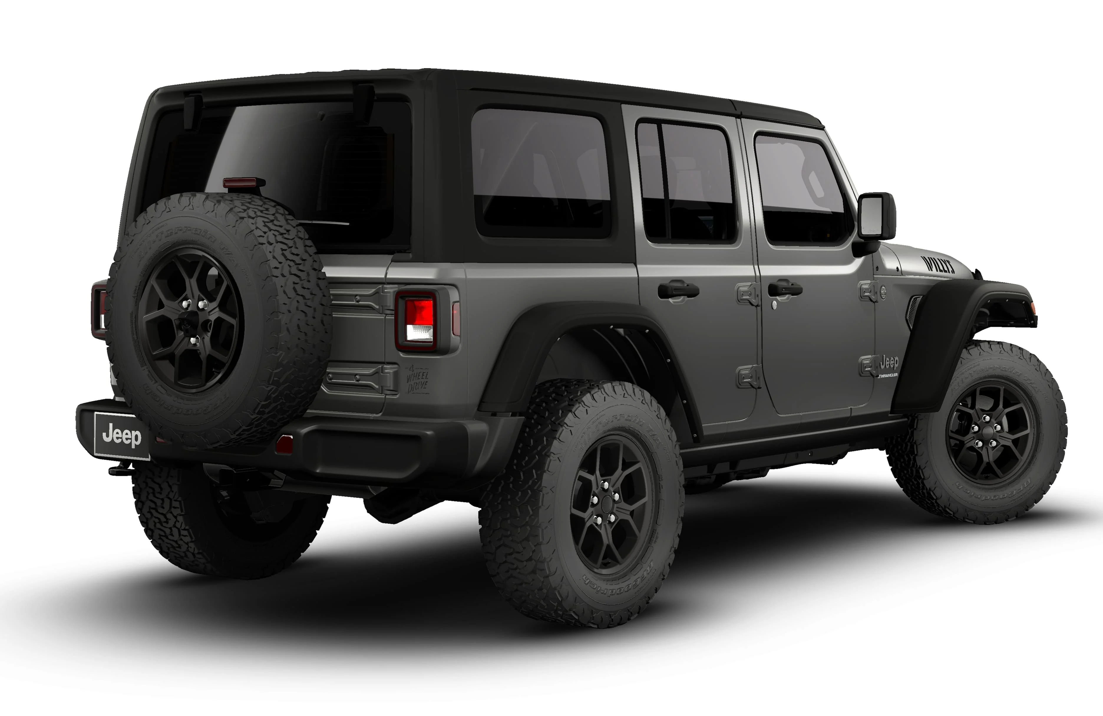 New 2026 Granite Crystal Metallic Clear-Coat Exterior Paint Jeep Willys image 14