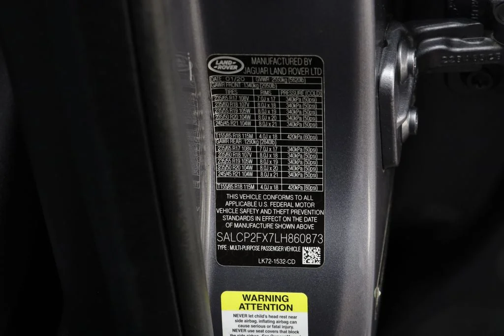 Used 2020 Gray Land Rover SE image 25