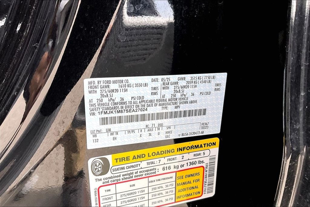 Used 2025 Black Ford Platinum image 33