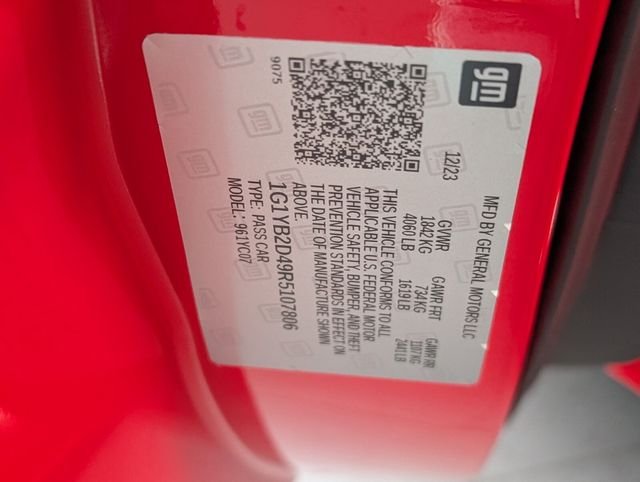 Used 2024 Red Chevrolet Stingray image 14