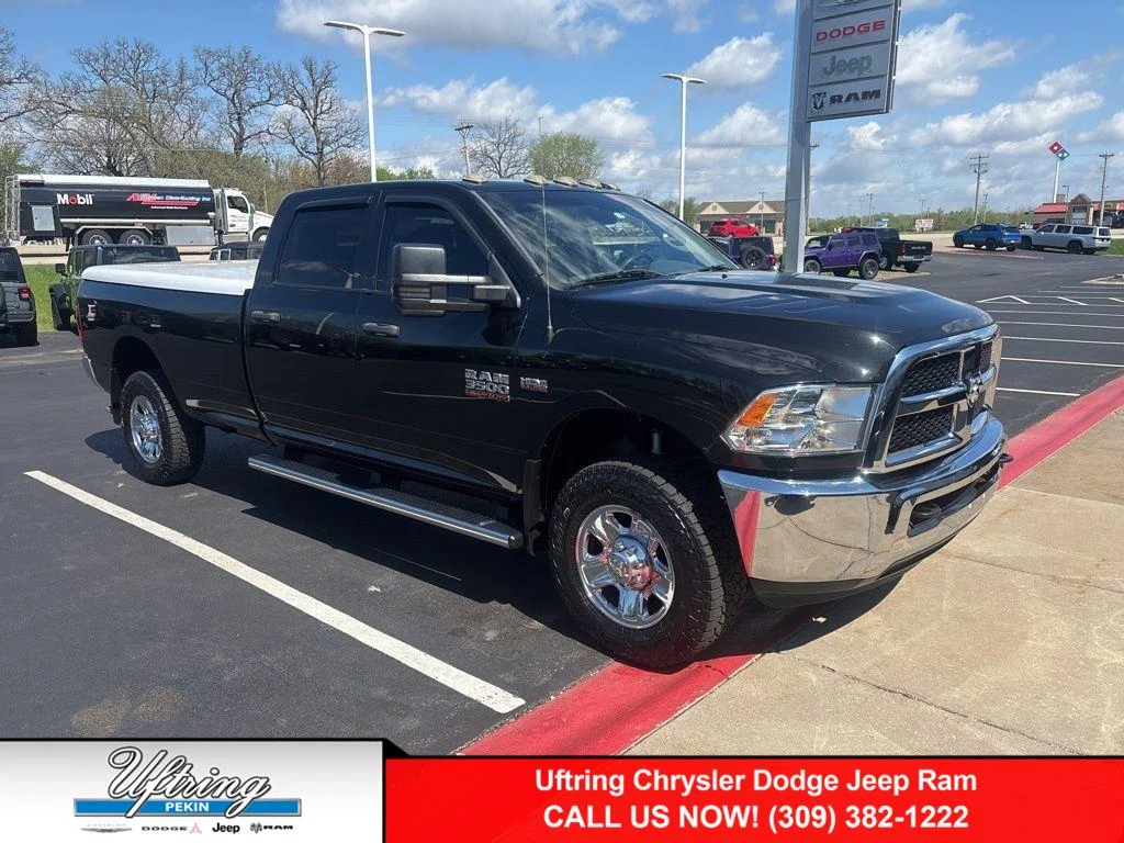 Used 2016 Brilliant Black Crystal Pearlcoat Ram Tradesman image 1