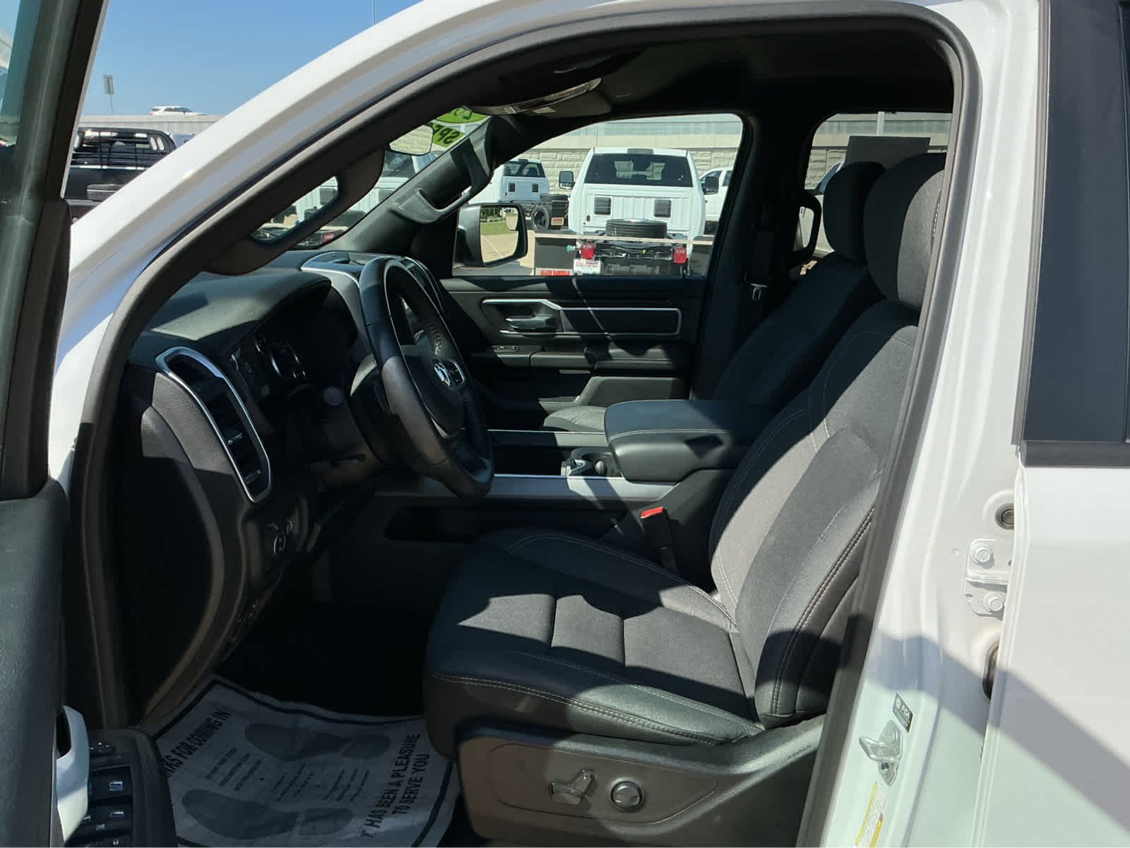 Used 2022 Bright White Clearcoat Ram Lone Star image 15