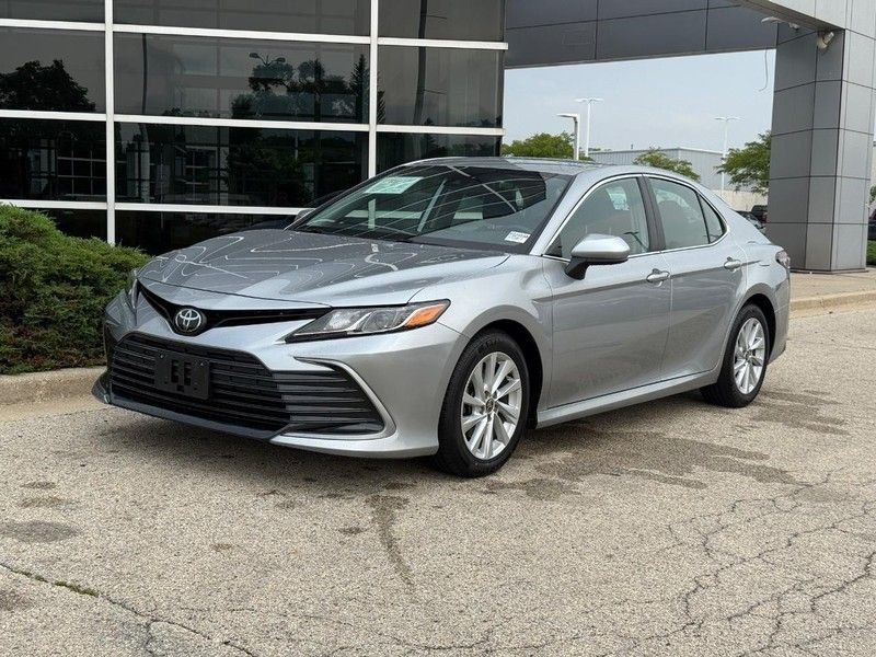Used 2021 Celestial Silver Metallic Toyota LE image 7