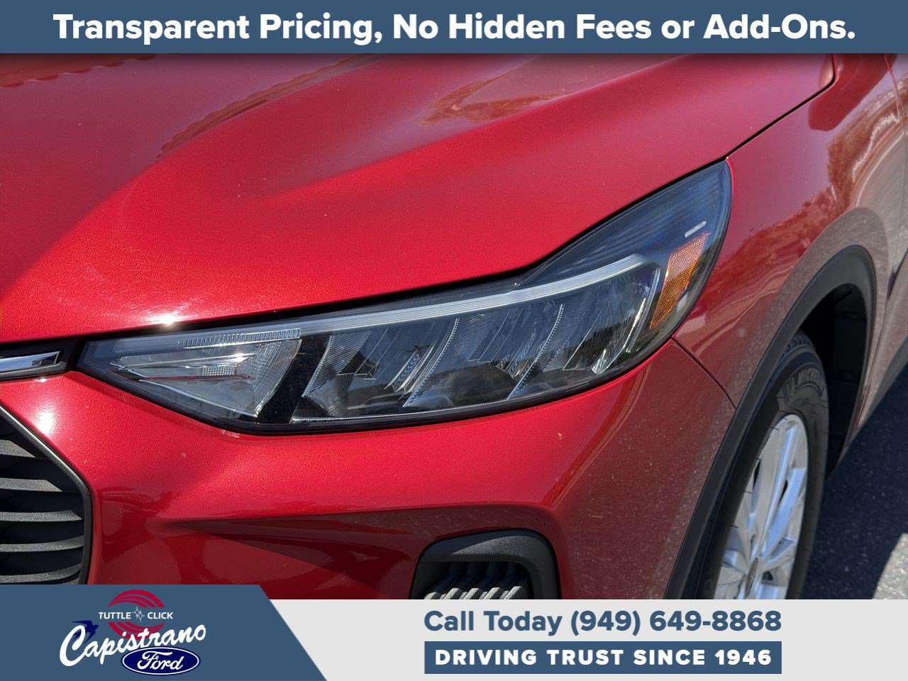 Used 2023 Rapid Red Metallic Tinted Clearcoat Ford Active image 16