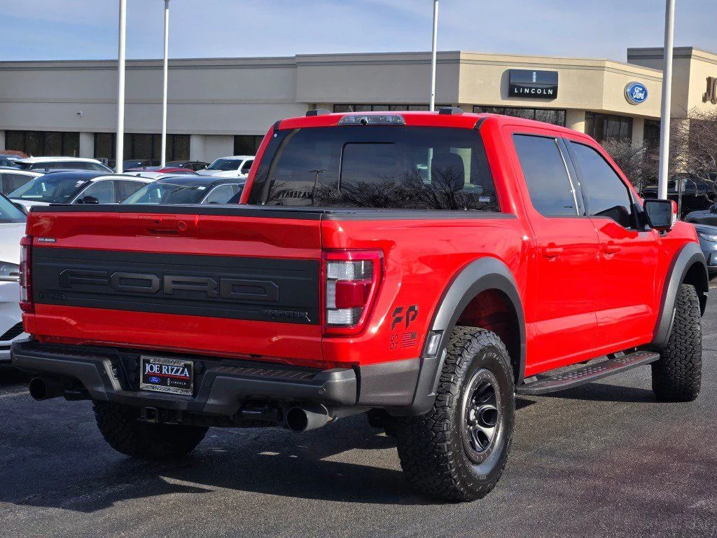 Used 2021 Orange Ford Raptor image 11