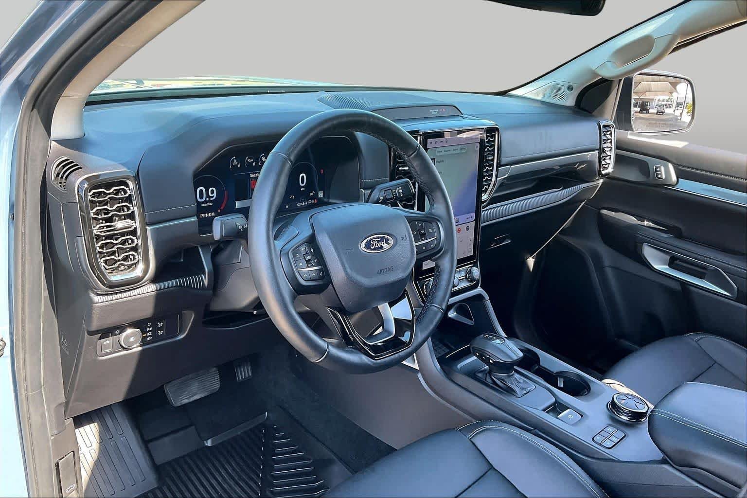 Used 2024 Azure Gray Metallic Tri-Coat Ford LARIAT image 17