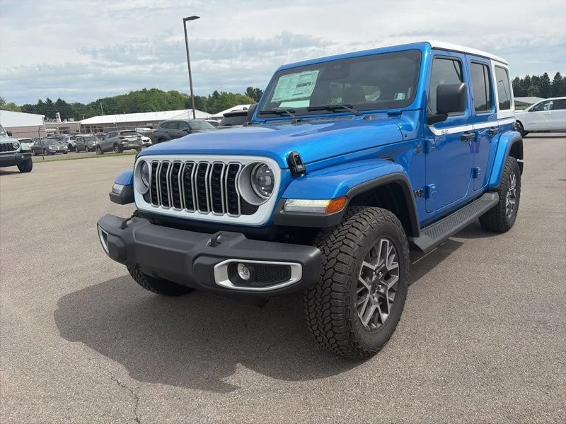 New 2026 Hydro Blue Pearl-Coat Exterior Paint Jeep Sahara image 10
