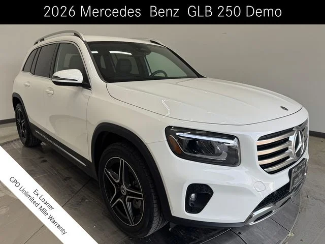 Certified Used 2026 White Mercedes-Benz GLB 250 image 1