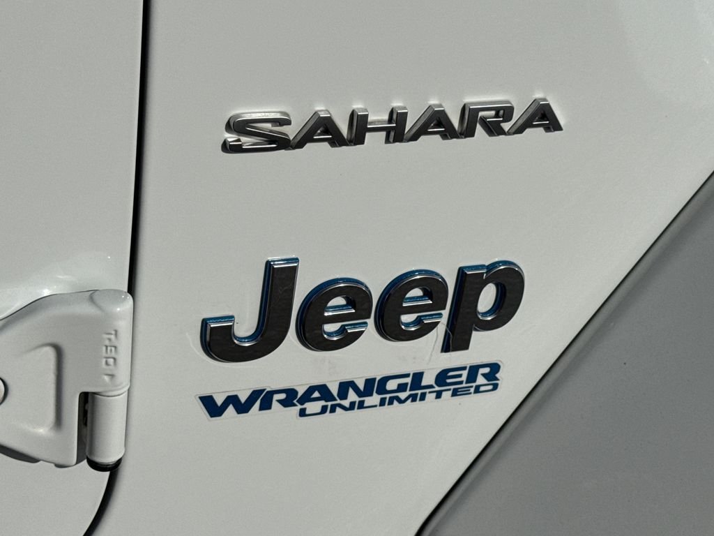 Certified Used 2022 White Jeep Unlimited Sahara 4xe image 8