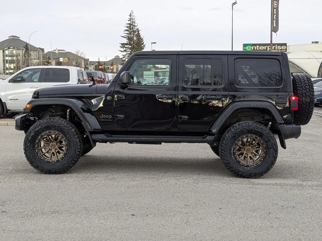 New 2026 Black Jeep Sahara - - 4x4 - Fuel Rims - A/T Tires - 3 Lift & More! image 5