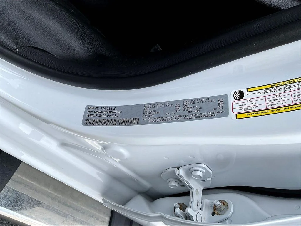 Certified Used 2021 White Ram Laramie image 20