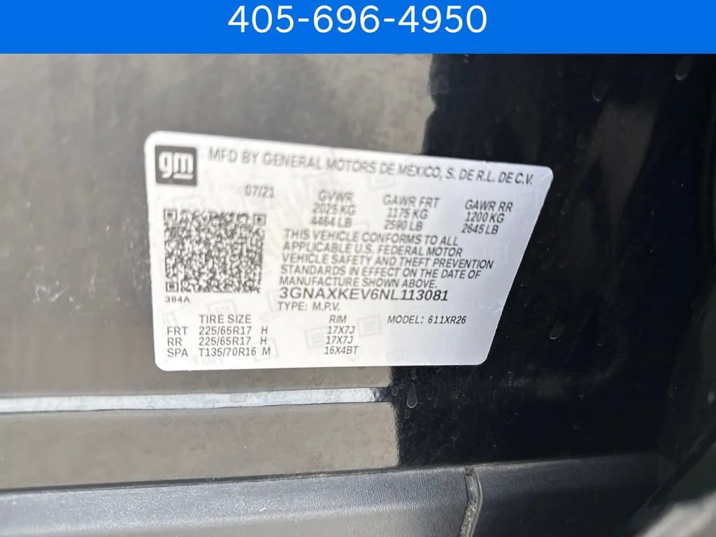 Pre-Owned 2022 Chevrolet Equinox LT
