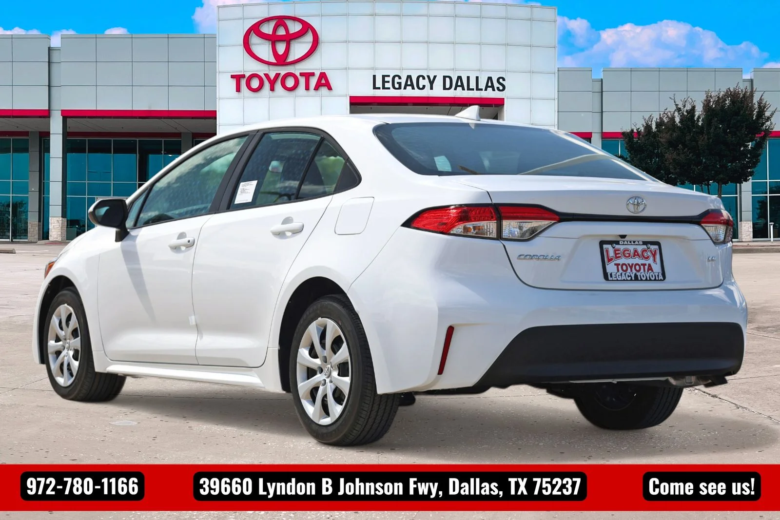 New 2026 White Toyota LE image 6