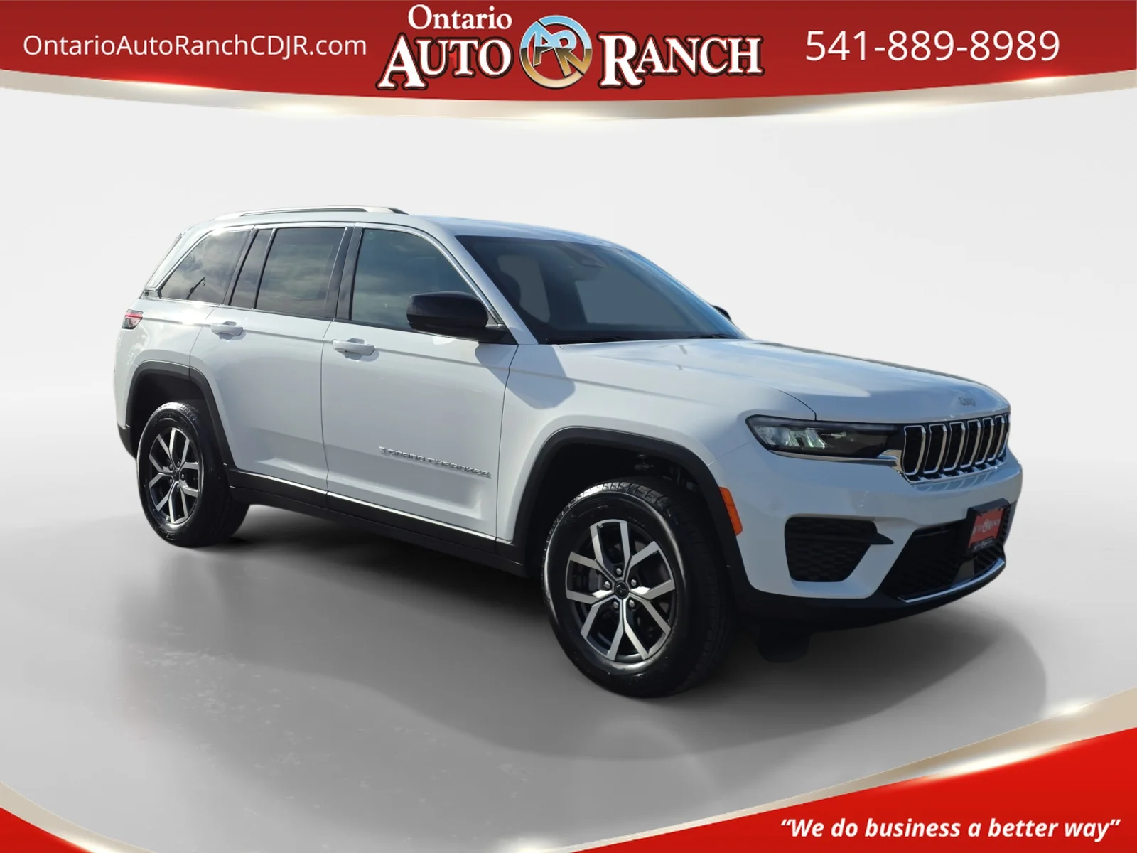 New 2027 Bright White Clearcoat Jeep Laredo X image 1