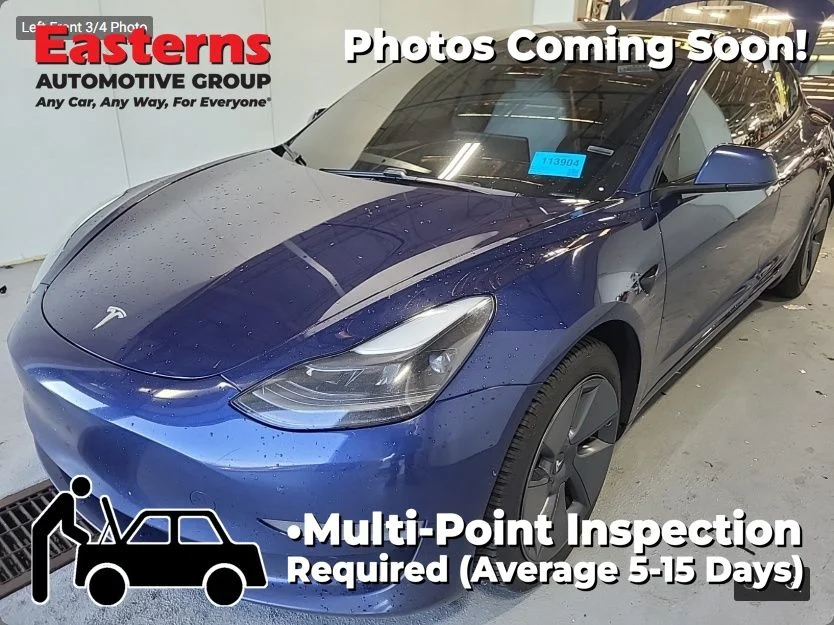 Used 2021 Blue Tesla Long Range image 1