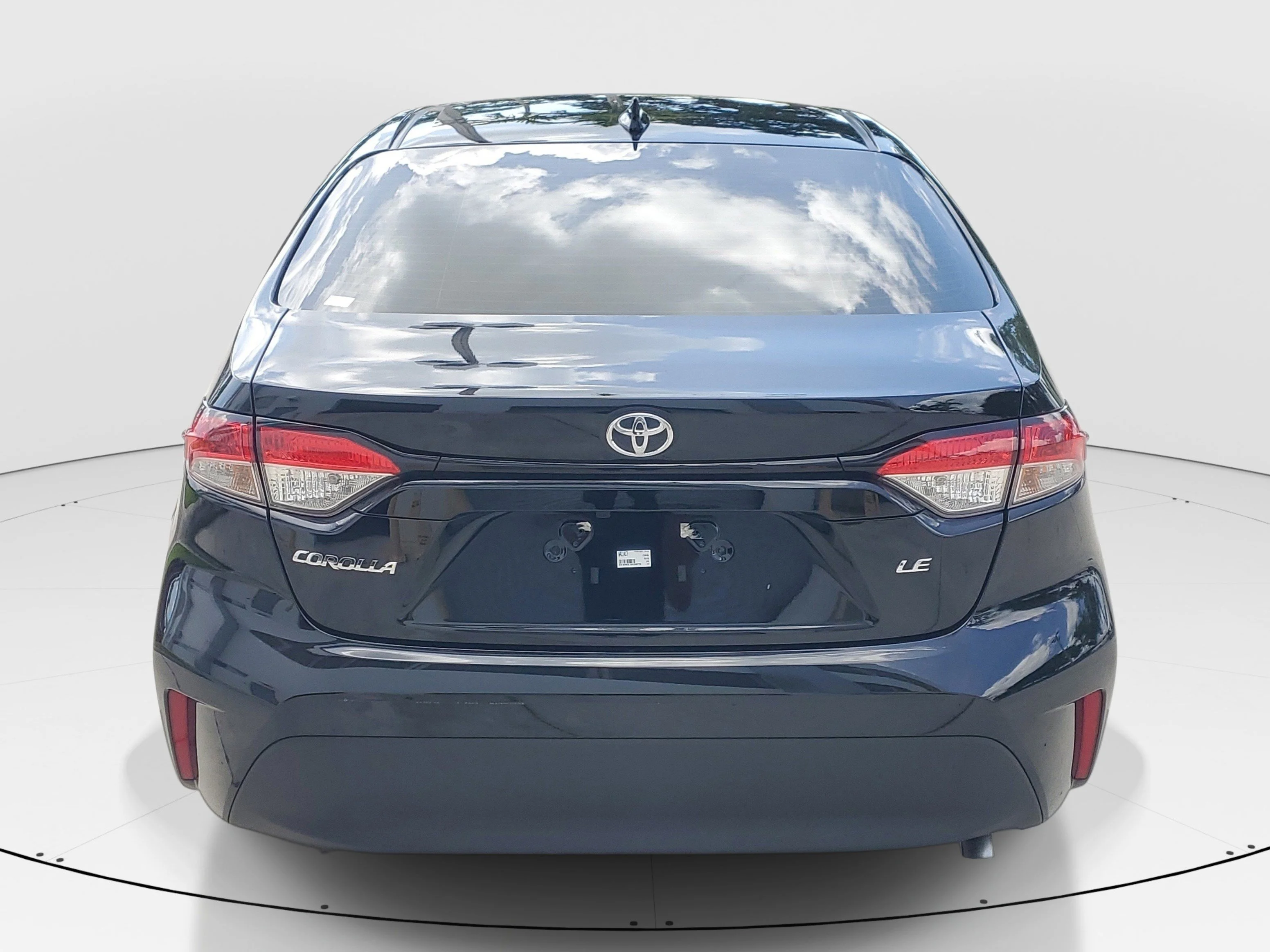 Used 2025 Midnight Black Metallic Toyota LE image 4