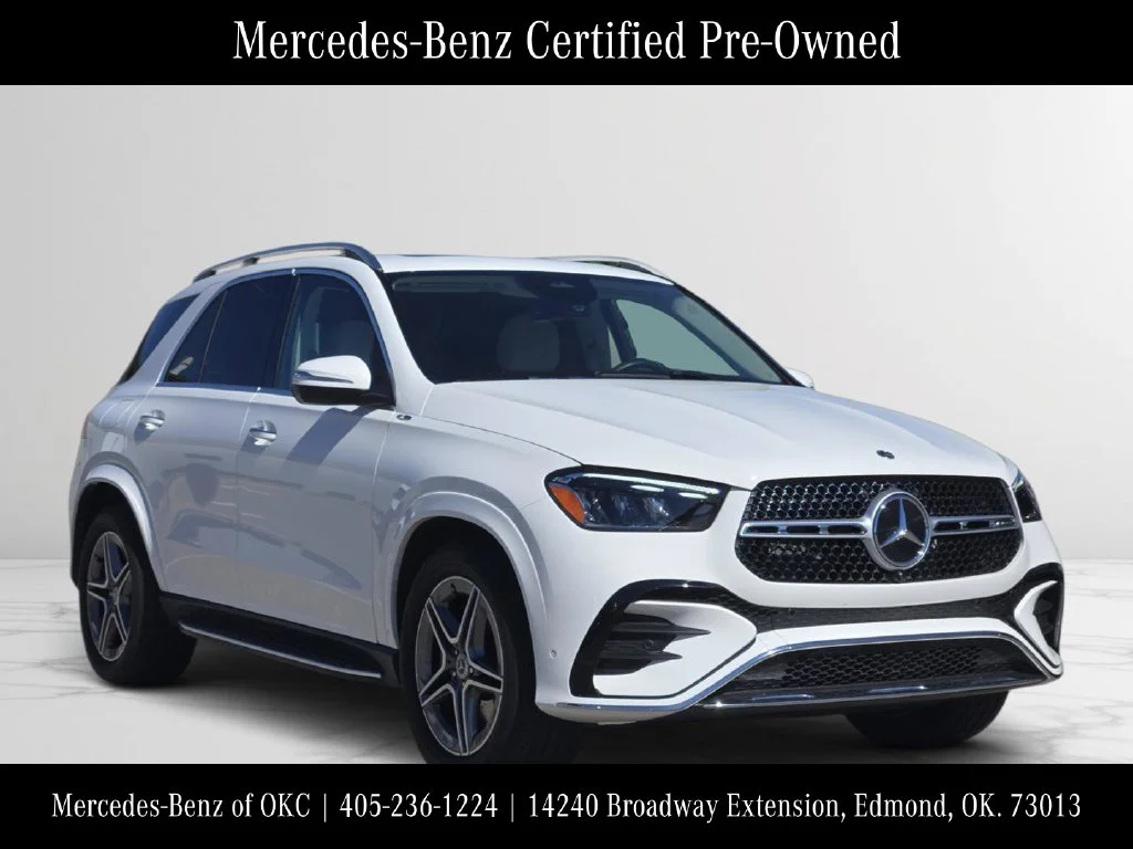 Certified Used 2025 Polar White Mercedes-Benz GLE 450e image 3