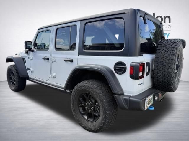 Used 2024 Bright White Clearcoat Jeep Willys image 9