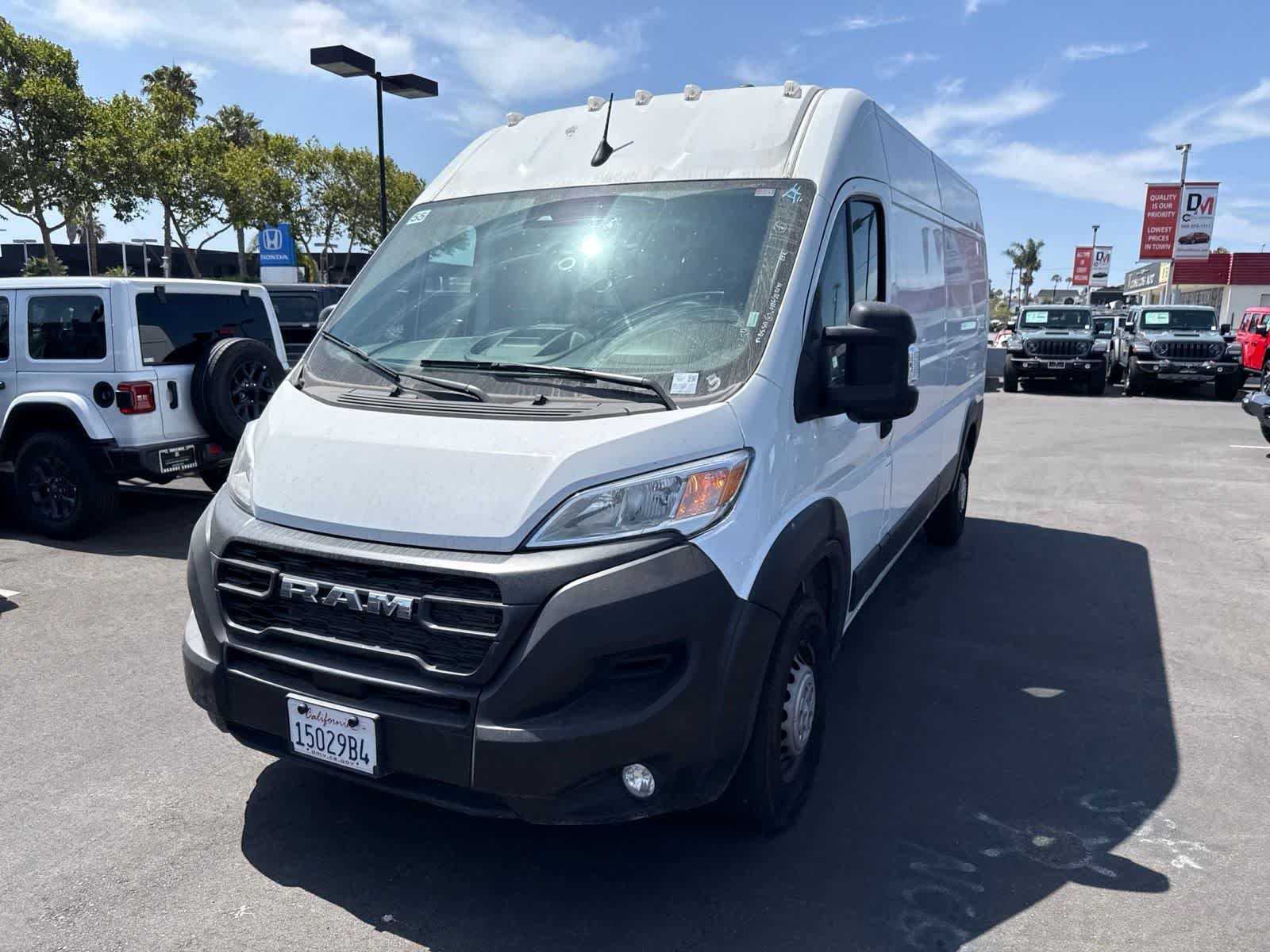 Used 2024 Bright White Clearcoat Ram Tradesman image 2