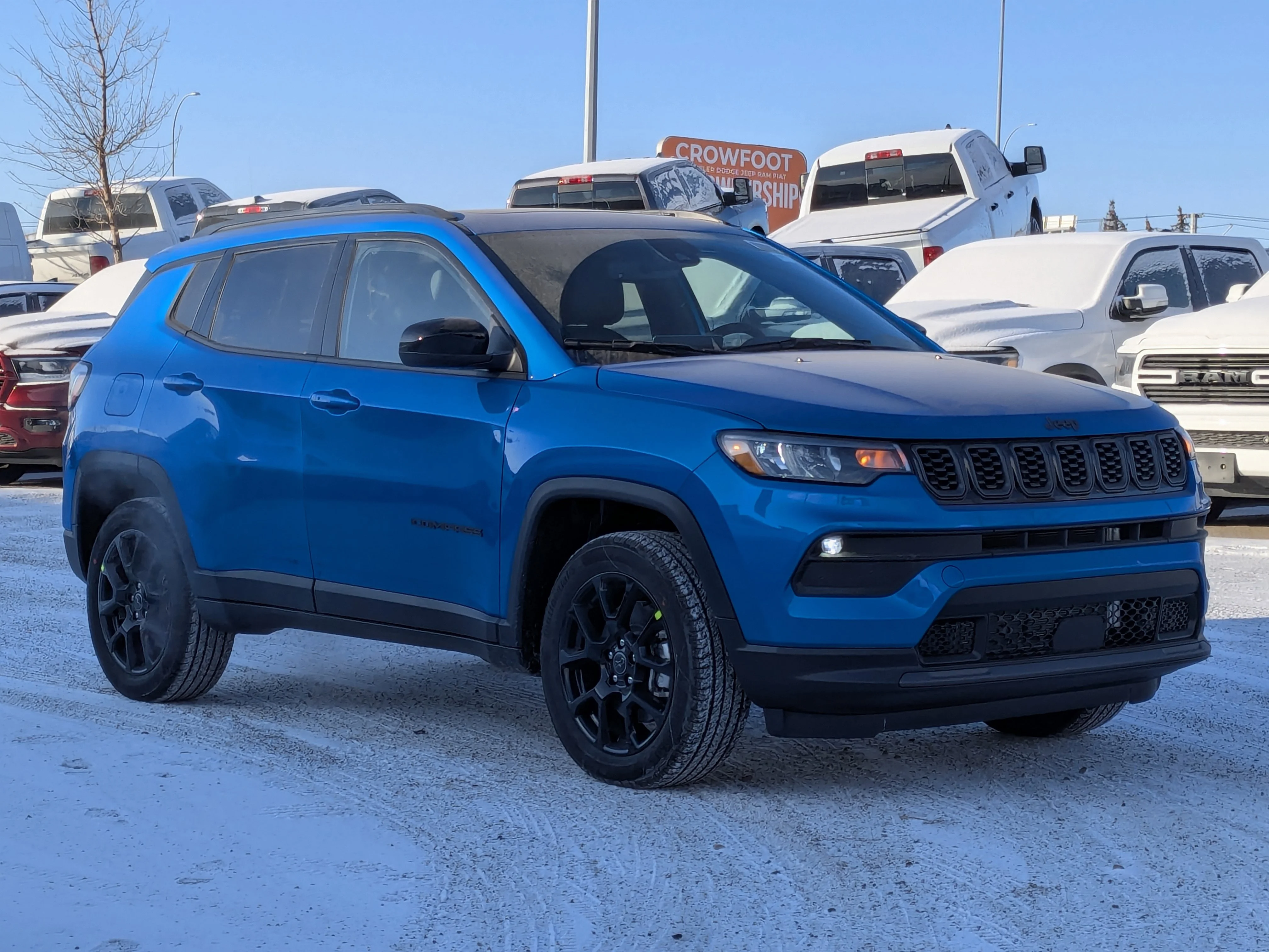 New 2026 Blue Jeep North - Altitude Special Edition 18 inch Black Wheels image 2