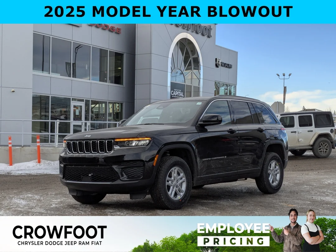 New 2025 Black Jeep Laredo - - 4x4 - Power Sunroof - Power Liftgate - Wireless Charging - Remote Start & More! image 1