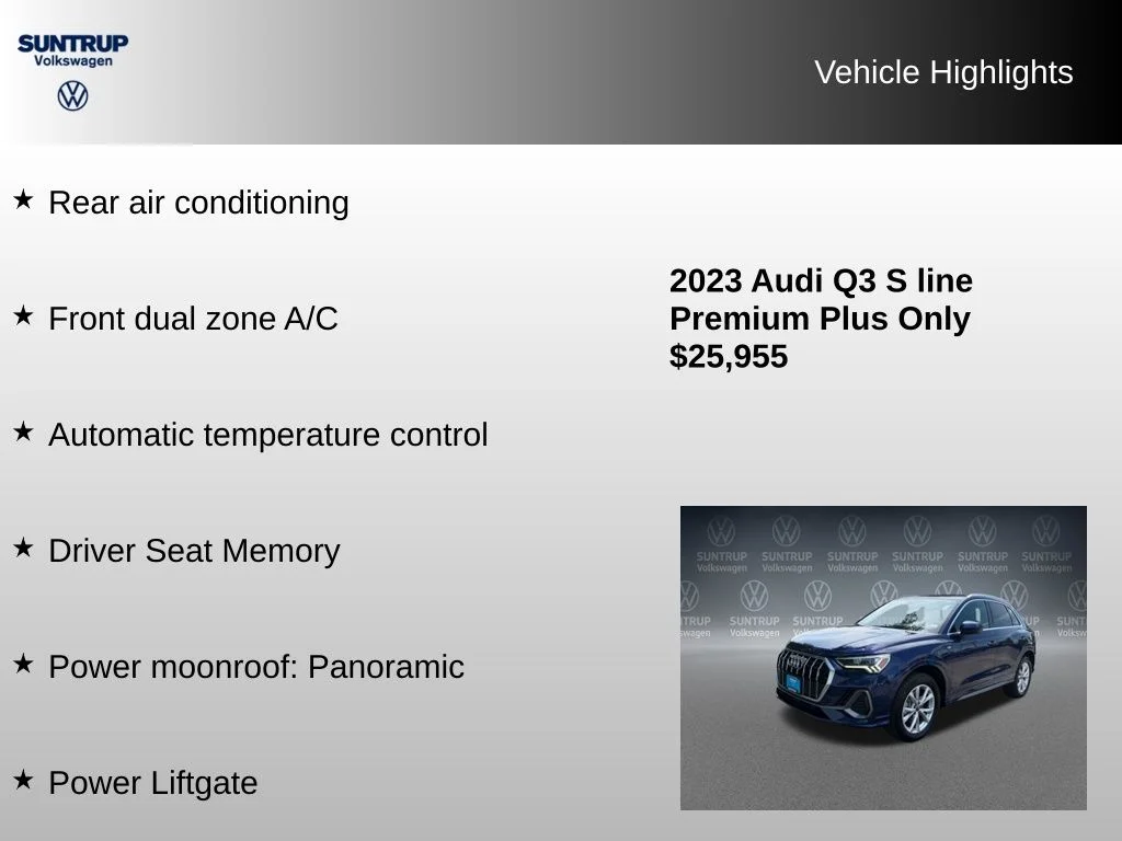 Used 2023 Blue Audi Premium Plus image 16